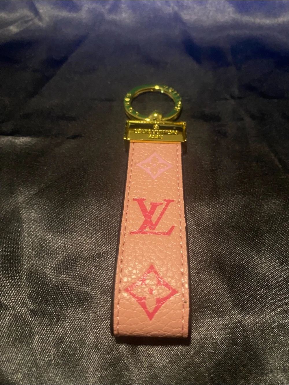 Louis Vuitton Pink Monogram Key Holder with Gold Hardware